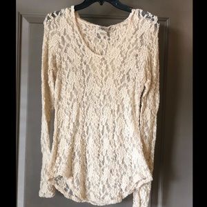 Lace long sleeve